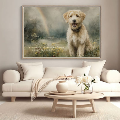 Custom Watercolor Portrait – Custom Doodle Artwork doodle dog portrait art — My Doodle Canvas